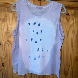 Truly Madly Deeply Urban Outfitters purple tie dye sleeveless tee. SZ. L. EUC